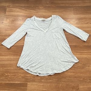 Bordeaux quarter sleeve top